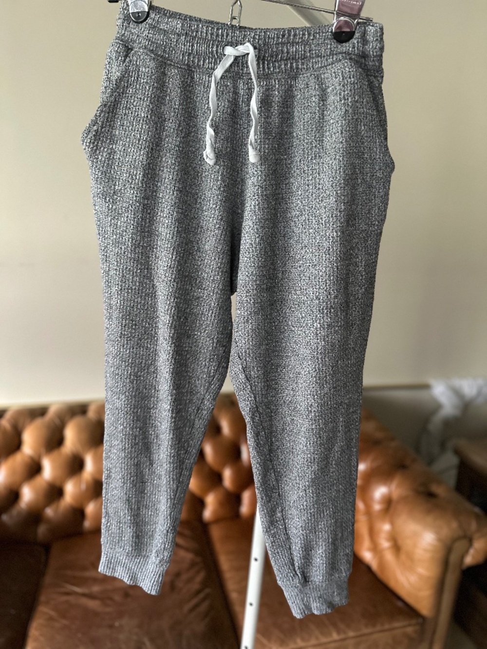 aerie • waffle knit sweatpants (rise 11.5" / inseam 25") size S